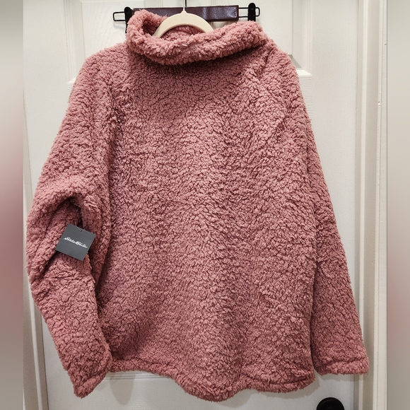 Eddie Bauer Sweaters - NWT EDDIE BAUER POPCORN FLEECE PULLOVER